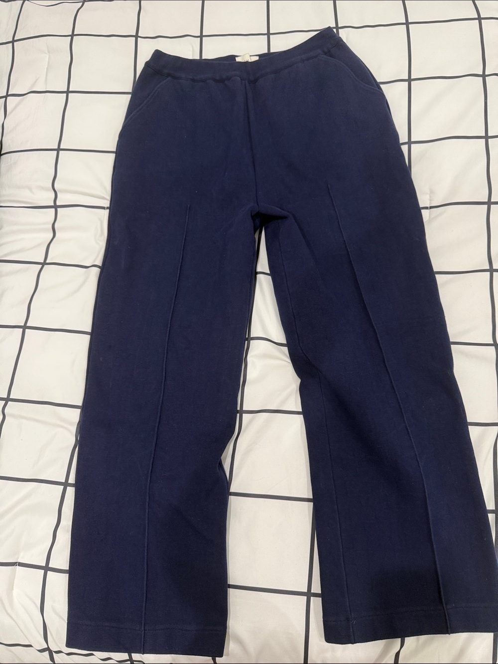 High Sport Women's Navy Straight-Leg Ponte Pants